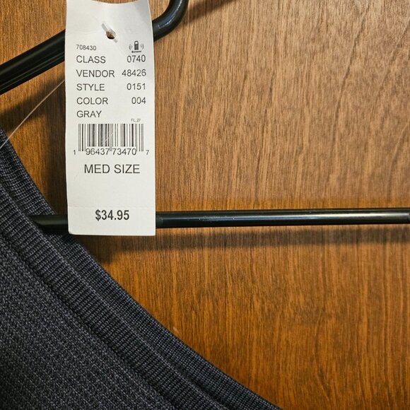 Gray Sweater V-Neck - Picture 2 of 6